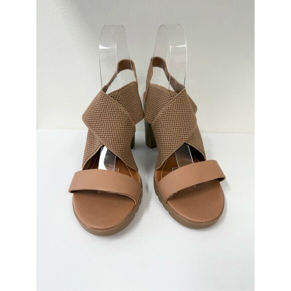 Bottero Block Heel Stretch Strap Leather Heels US 8 Brazil - Picture 2 of 7